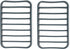 The Silicone Kitchen Silicone Roasting Rack Pan, Dishwasher Safe, BPA Free, Non-Toxic, 7 in by 10.75 in, Navy, 2 Pack...