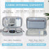 FYY Electronic Organizer, Travel Cable Organizer Bag Pouch Electronic Accessories Carry Case Portable Waterproof Double Layers All-in-One Storage ...
