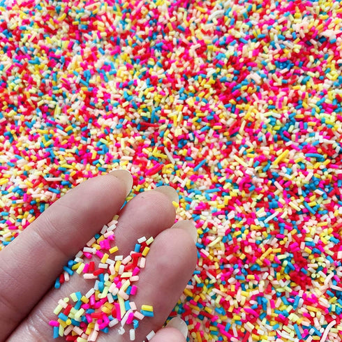EHOPE 100G Fake Sprinkles Polymer Sprinkles Faux Sprinkles Resin Sprinkles Clay Sprinkles For Resin Fake Candy Sprinkles for Nail Art DIY Crafts C...