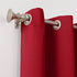 Sun Zero Easton Energy Saving Blackout Grommet Curtain Panel, 40" x 84", Red...