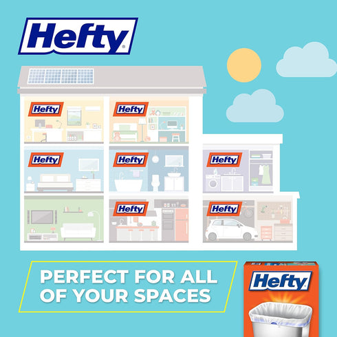 Hefty Medium Trash Bags, Fabuloso Scent, 8 Gallon, 26 Count...