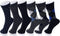 Alpine Swiss Mens Dress Socks 6 Pair Crew Sock Cotton Dress Socks for Men Solid Ribbed Argyle Pattern Multicolor Fun Designs...