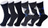Alpine Swiss Mens Dress Socks 6 Pair Crew Sock Cotton Dress Socks for Men Solid Ribbed Argyle Pattern Multicolor Fun Designs...