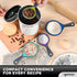 Collapsible Measuring Cups and Measuring Spoons | Portable Food Grade Silicone Measurement Cup Set for Liquid & Dry Food | Dog Food & Camping & Ki...