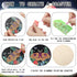 Singhoow 12 Pcs Mushroom Diamond Painting Coaster Kits with Holder DIY Mushroom Diamond Art Coaster Non Slip Diamond Coaster Kits for Adults Craft...