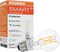 SYLVANIA SMART+ Bluetooth Clear Filament Soft White A19 LED Bulb, Compatible with Alexa, Apple HomeKit and Google Assistant, 1 pack...