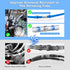 Kuject 160PCS Yellow Solder Seal Wire Connectors, Waterproof Self Solder Heat Shrink Butt Connector Solder Sleeve Electrical Butt Splice for Autom...