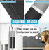 ELCOOR Refrigerator Handle Covers, 2PCS, Safeguard Your Kitchen and Appliances and Keep Them Clear of Grease, Stains etc. Upgrade Your Kitchen Decor with Original Design,Timesaver!(Gray/Black)