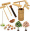 Tabletop Zen Garden Accessories Kit - Japanese Sand Zen Garden Rakes Tools Set,Office Relaxation Gifts with Healing Stones Zen Garden Decor for Ma...