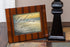 Cottage Garden Serenity Prayer Ocean Waves 8x10 Woodgrain Framed Art Wall Plaque Sign...