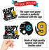 Happy 9th Birthday Cake Topper Game Controller 9s Cake Decoration Level 9s Unlocked Cake Decor Video Play Game Movie Theme Boys Girls Men Women Bd...