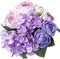 Felice Arts 12" Purple Hydrangea Silk Flowers Bouquet, Peonies Artificial Flowers for Wedding Bridal Bouquets Home Table Centerpieces Baby Shower ...