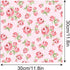 VIVIQUEN 24 Sheets Girl's Pink Tea Forum Double-Sided Scrapbook Paper 30x30cm Flower Craft Paper Folded Flat for DIY Decorative Background Card Ma...