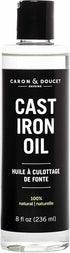 CARON & DOUCET - Cast Iron Seasoning & Cleaning Oil | 100% Plant-Based & Food Grade! | Best for Seasoning, Restoring, Curing and Care (8oz)...
