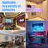 Led Strip Connectors, Transparent Led Light Connectors 4 pin 10 Pack and L Shape 4-Pin LED Corner Connectors 4-Pack for 10mm Wide Waterproof or No...
