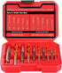 14 Pieces Screw Extractor Set, 35# Cr-Mo & 6542 HSS Steel Cobalt Left Hand Drill Bits Set for Removing Stripped Screws and Broken Bolts Ez Out Scr...