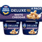 Kraft Deluxe White Cheddar Easy Microwavable Macaroni and Cheese Cups (4 ct Pack, 2.39 oz Cups)...