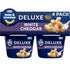 Kraft Deluxe White Cheddar Easy Microwavable Macaroni and Cheese Cups (4 ct Pack, 2.39 oz Cups)...