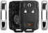 KeylessOption Keyless Entry Remote Control Car Key Fob Case Shell Button Pad Outer Cover for GMC Chevy M3N-32337100...