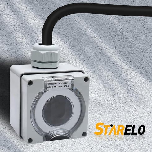 STARELO 3 pcs Metric Box Connectors,Two M25 connectors?13-18mm? and one M32 Connector?18-25mm? for STARELO Boxes....