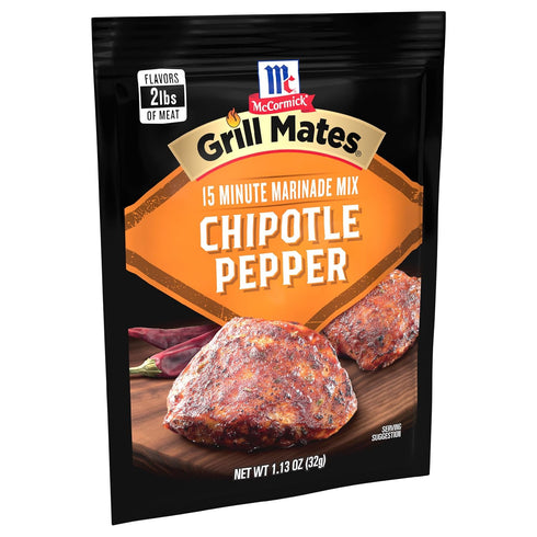 McCormick Grill Mates Chipotle Pepper Marinade Mix, 1.13 oz (Pack of 12)...