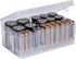 Dial Industries B331FN Battery Organizer Case 12 AAA, 12 AA, 6 C, 4 D Clear...