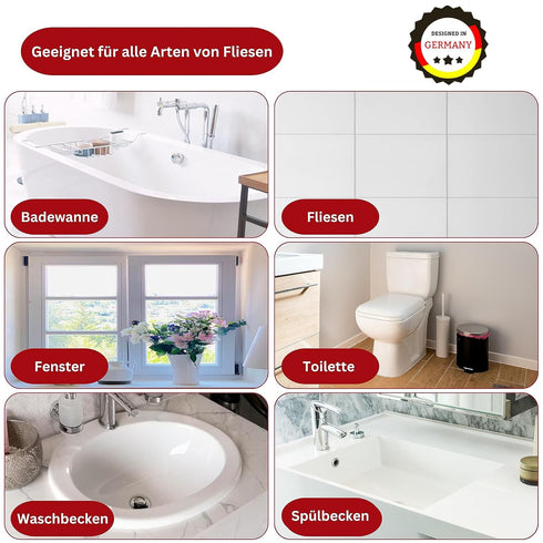 Tile Grout Repair Kit (14 oz/ 400g) for Wall and Floors Tile Joints with Spatula and Sponge, Repair Mortar, Fill and Reviver The Joints, Quick-Dry...