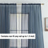 HLC.ME Navy Blue Sheer Voile Window Treatment Rod Pocket Curtain Panels for Bedroom, Kitchen, and Living Room (54 x 72 inches Long, Set of 2)...