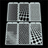 6 Pieces DIY Geometric Decorative Stencils Painting Templates Art Drawing Stencil Templates for Scrapbooking Cookie Tile Furniture Wall Floor Deco...
