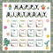 61PCS Happy Birthday Bulletin Board Decorations Floral Birthday Charts Flower Theme Bulletin Board Set Birthday Calendar Flower Greenery Paper Cut...