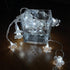 Solar Flower String Lights Outdoor Waterproof- Morning Glory Flowers, 20-Brightness LED String Light, 20Ft 2 Modes - Perfect Decor for Garden, Fen...