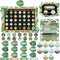 Tenare Calendar Bulletin Board Set, Calendar Seasons Weather Chart Bulletin Board and Classroom Display with Stickers for School Classroom Bedroom...