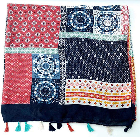 Ahyuan Scarves for Women Large Lightweight Floral Flower Spring Scarf Fashion Wrap Shawls Oversized Shawl Cape...