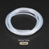 2m(7ft) 1mm(0.04") ID x 2mm(0.08") OD Silicone Tubing Clear Industrial Plastic Tubing Pure Silicone Hoses for Pump Siphoning Draining Irrigation B...