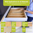 Homemaid Living Bamboo Drawer Organizer Adjustable and Expandable - Ideal Drawer Dividers for Kitchen, Dresser, Bedroom and Bathroom - Expandable ...