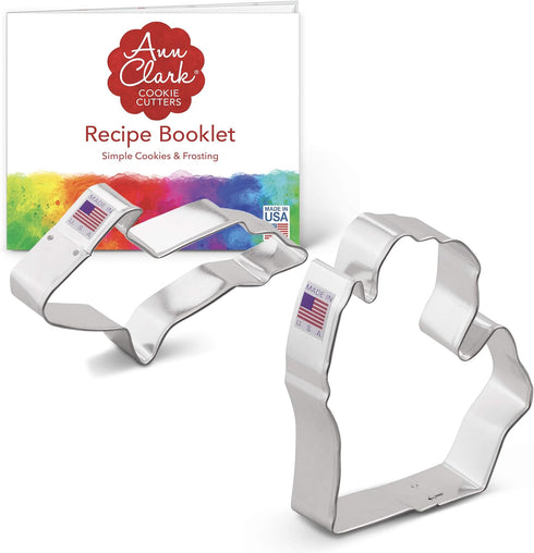 Upper and Lower Michigan Cookie Cutters 2-Pc. Set Made in USA by Ann Clark...