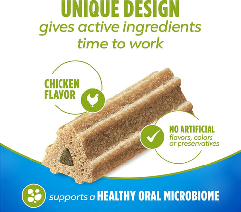 Purina DentaLife ActivFresh Chicken Flavor Small/Medium Breed Adult Dog Dental Chews - 21 ct. Pouch...