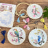 Dremisland 3 Sets Embroidery kit for Beginners Adults Embroidery Starter Kit with Hummingbird Flower Pattern and Instructions Stamped Cross Stitch...