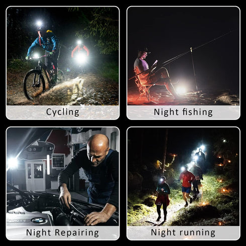 Keychain Flashlights Cob Keychain Work Light 4 Light Modes Small Emergency Light with Folding Bracket Bottle Opener for Fishing,Camping and Walkin...