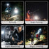 Keychain Flashlights Cob Keychain Work Light 4 Light Modes Small Emergency Light with Folding Bracket Bottle Opener for Fishing,Camping and Walkin...