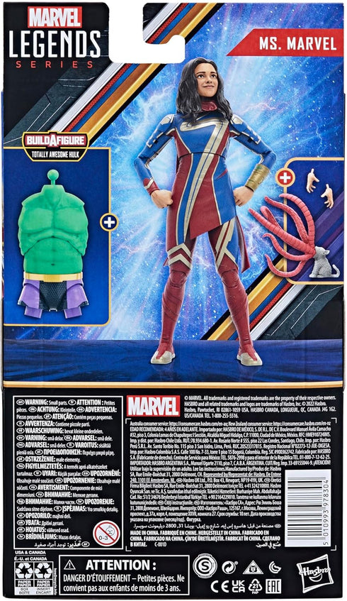 Marvel Legends Series Ms. Marvel, The Marvels 6-Inch Collectible Action Figures, Toys for Ages 4 and Up...