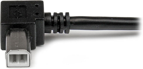 3m USB 2.0 A to Right Angle B Cable - M/M...