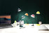 JBZ LED Desk Lamp Dimmable Small Table Lamp, Portable kids Reading Lamp with USB Charging Port, with 2W mini Projector Lamp Night Light, 6000K Coo...