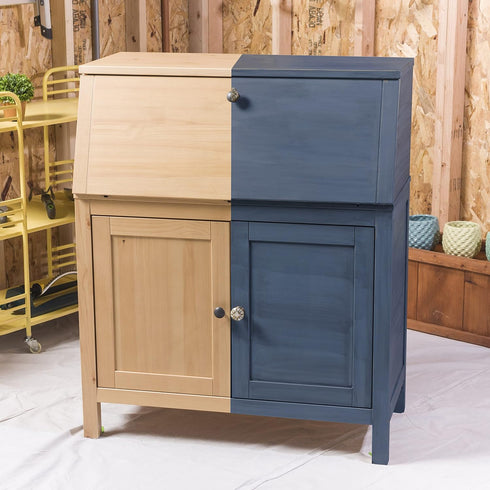 Rust-Oleum 329207 Ultra Matte Interior Chalked Acrylic Paint 30 oz, 30 Fl Oz (Pack of 1), Coastal Blue...