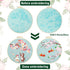 Yinder 5 Sets Floral Embroidery Kit for Beginners Embroidery Starter Kit with Patterns and Instructions Include Embroidery Hoop Threads Needles St...