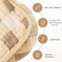 Muslin Bamboo Viscose Baby Blanket, Ultra Soft All-Purpose Unisex 43 x 43 inches(Warm Coffee Checkered)...