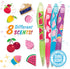 Scentco Glitter Gel Smens (2 Pack) - Gourmet Scented Pens, Colored Gel Ink, Medium Point, 8 Count...
