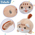 Hopearl Pull String Plush Kitty Toy Wind-up Clockwork Cat Motorized Wagging Tail Rotating Interactive Kitten Toys Pullback Cord Stuffed Animal Gif...