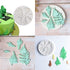 2PCS Succulent Fondant Mold Fern Leaf Fondant Mold Silicone Polymer Clay Molds Cake Decoration Molds Gumpaste 3D Silicone Molds for Cupcakes, Choc...
