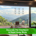 Bird Scare Discs Set, Highly Reflective Bird Reflectors Wind Spinner, Double-Sided Heart Decor Bird Devices Deterrent to Scare Birds Away from Yar...